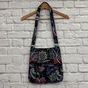 NWT Vera Bradley Hipster Crossbody Bag Retired Kiev Paisley Quilted Cotton Purse